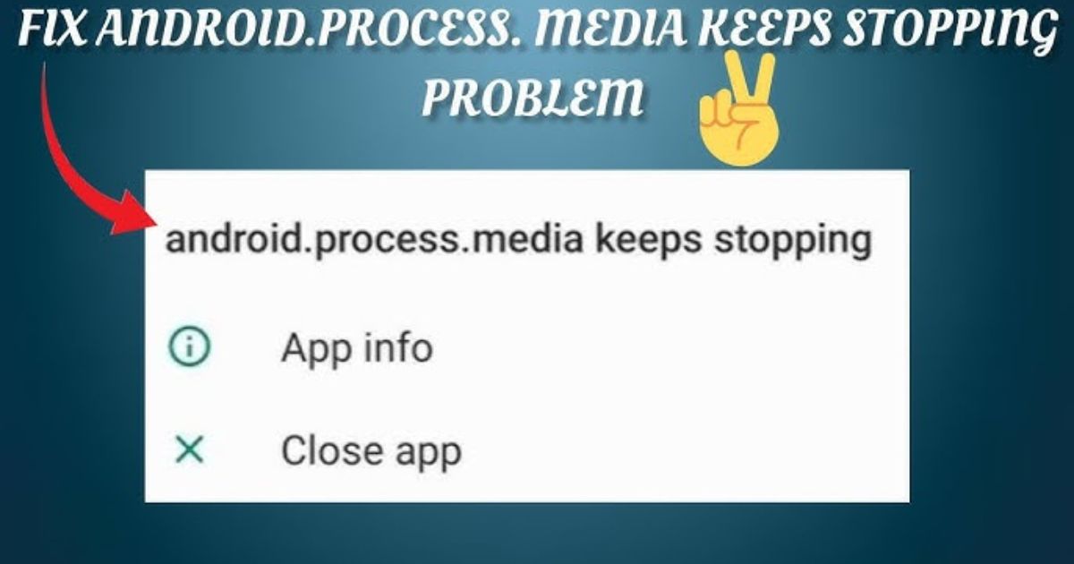 fix android.process.media stopping error